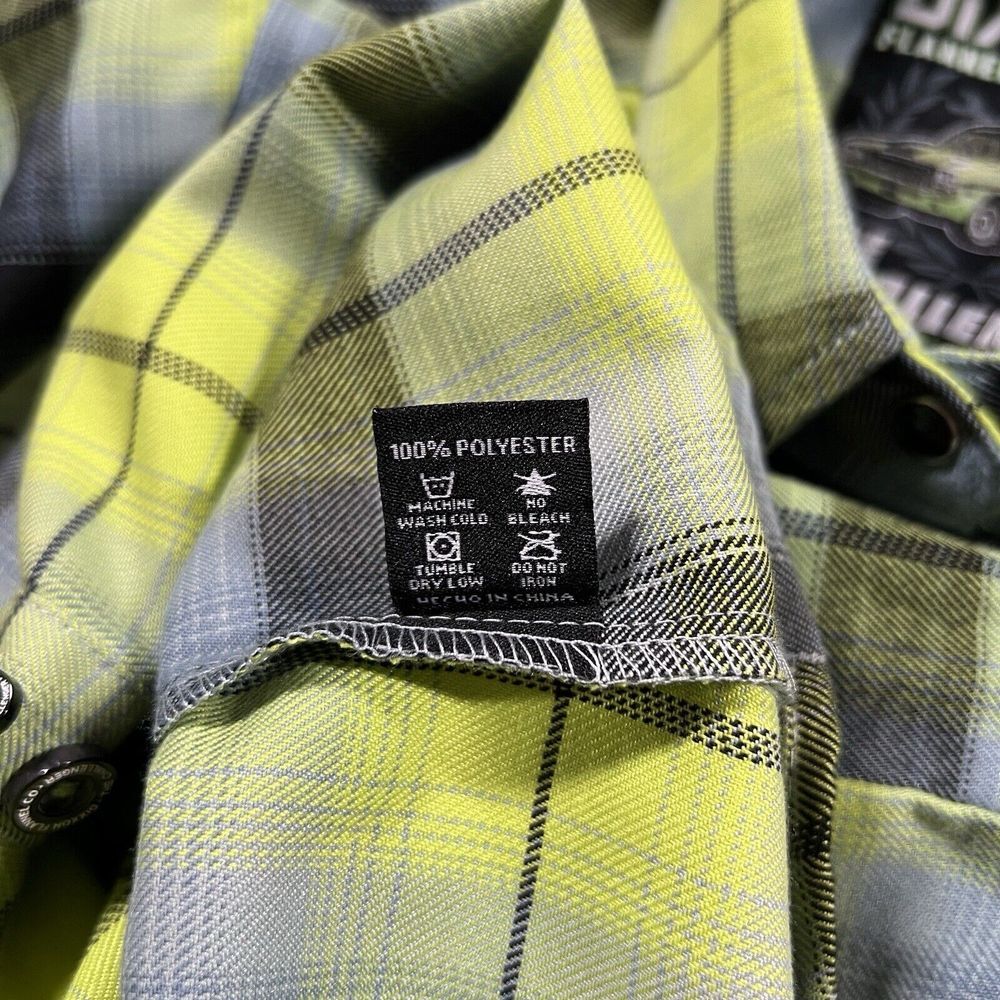 Dixxon Women's Size Small Plaid‎ The Challenger Flannel Shirt Top - Picture 9 of 9